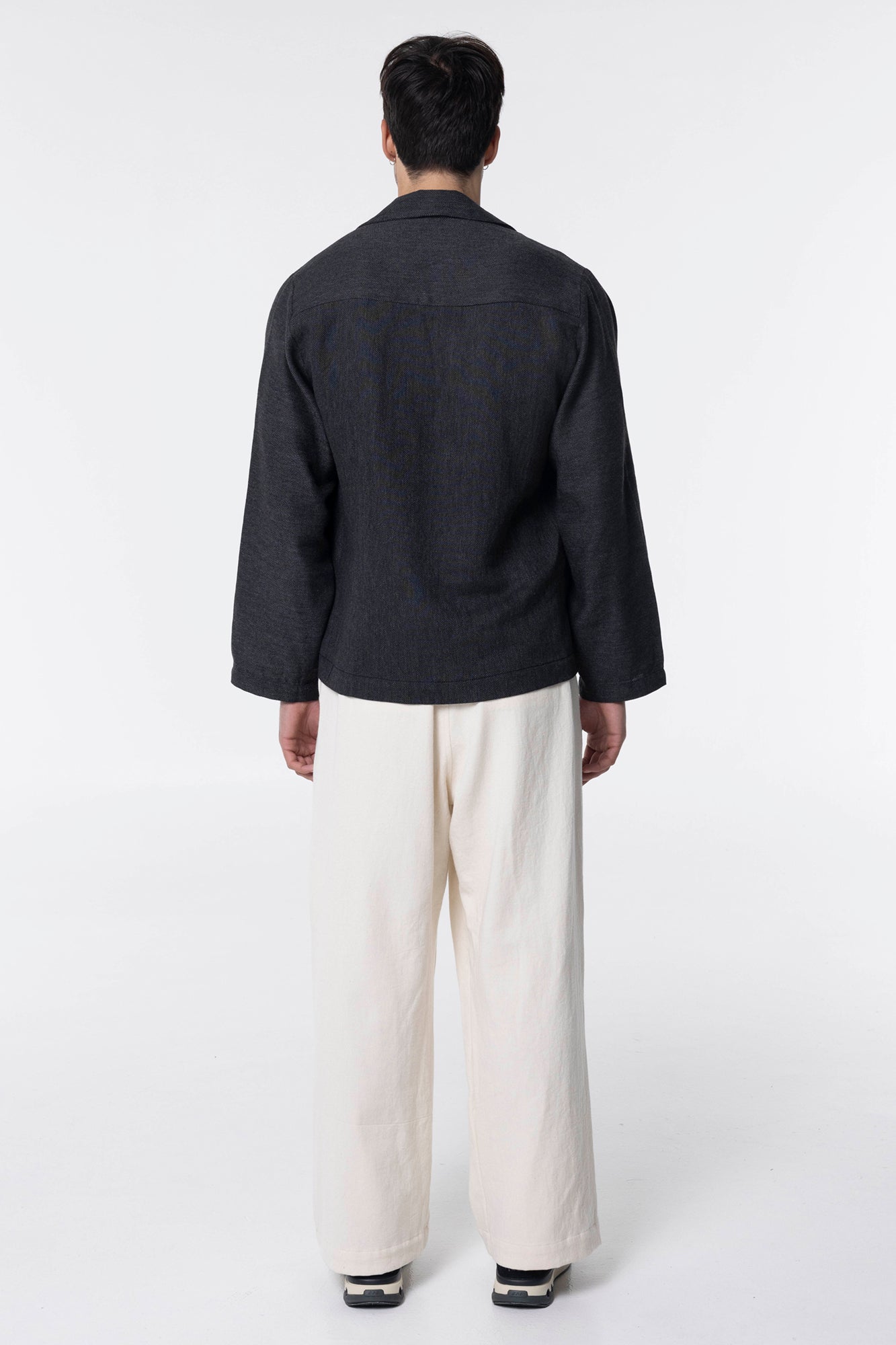 Selvage Shacket | Herringbone