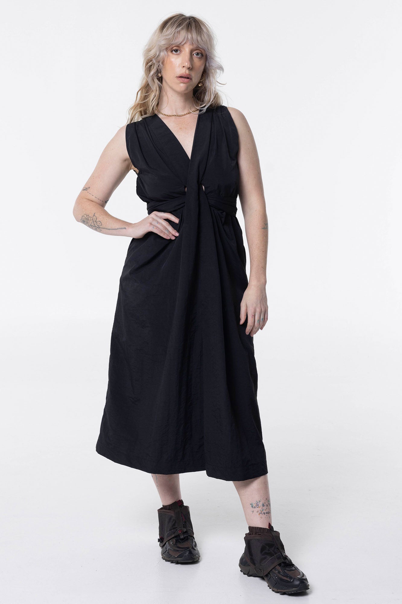 Tux-Tie Dress | Taslon