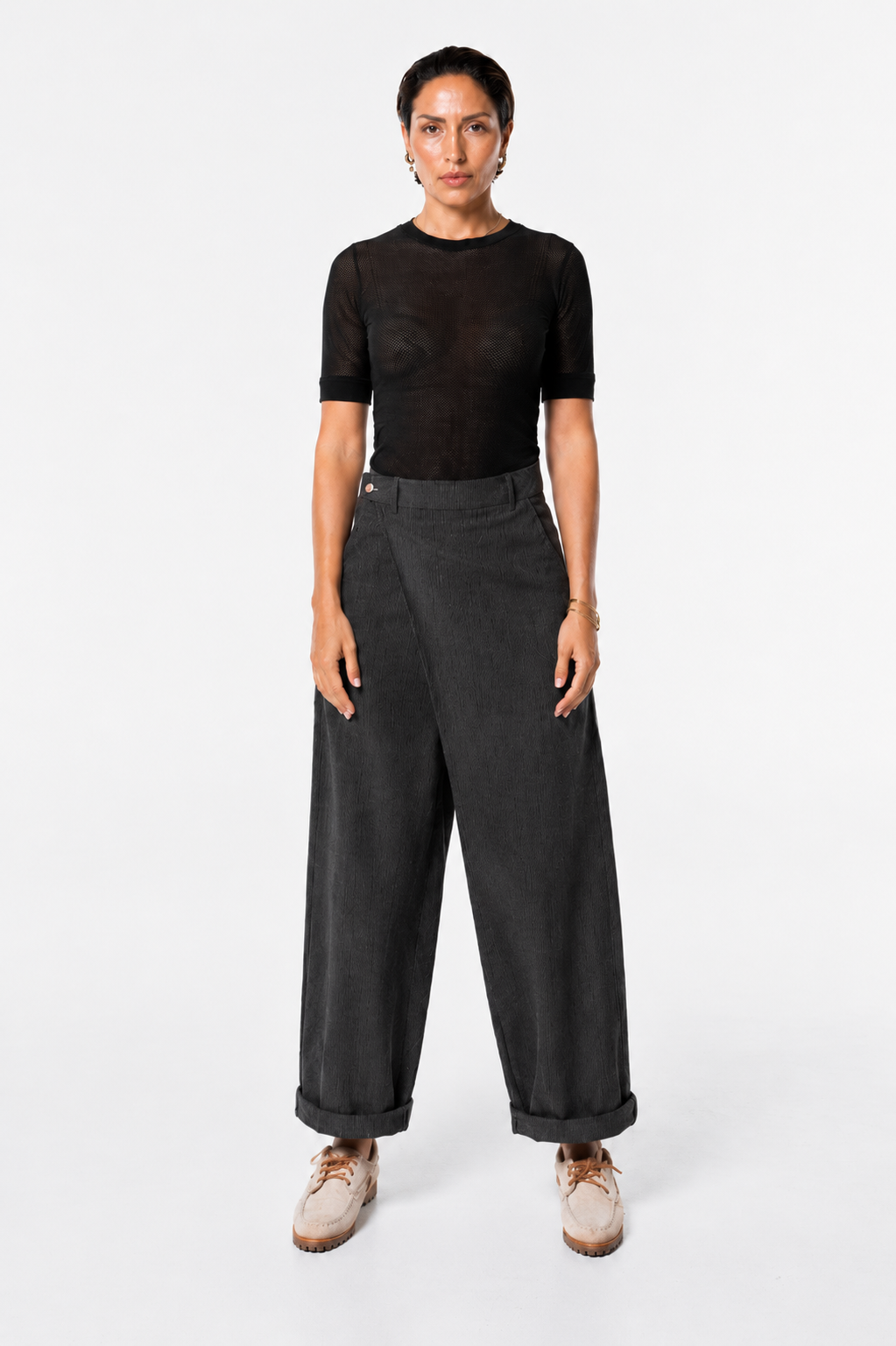 Worker Pants | Charcoal Pinstripe