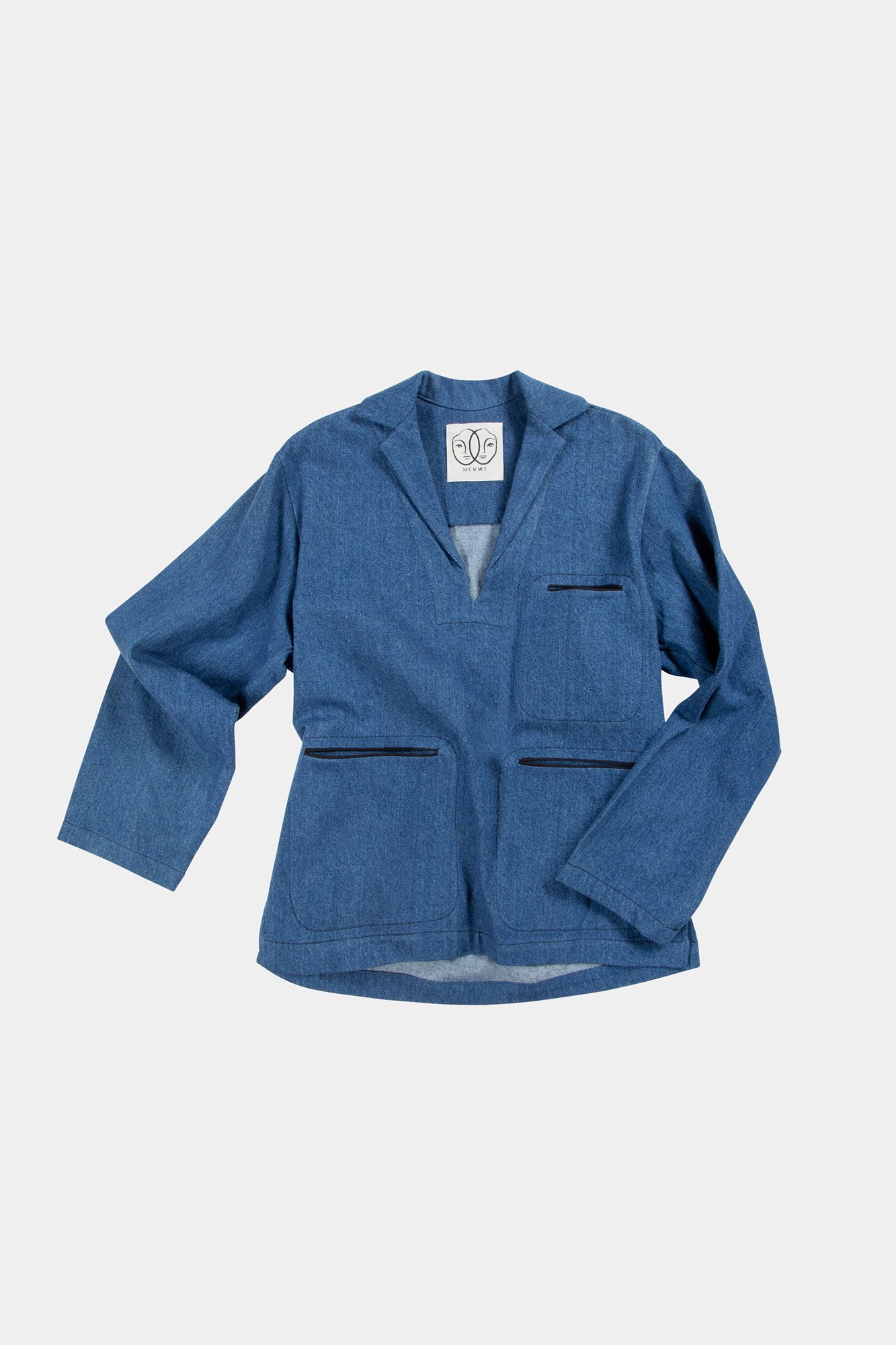 Selvage Shacket | Denim