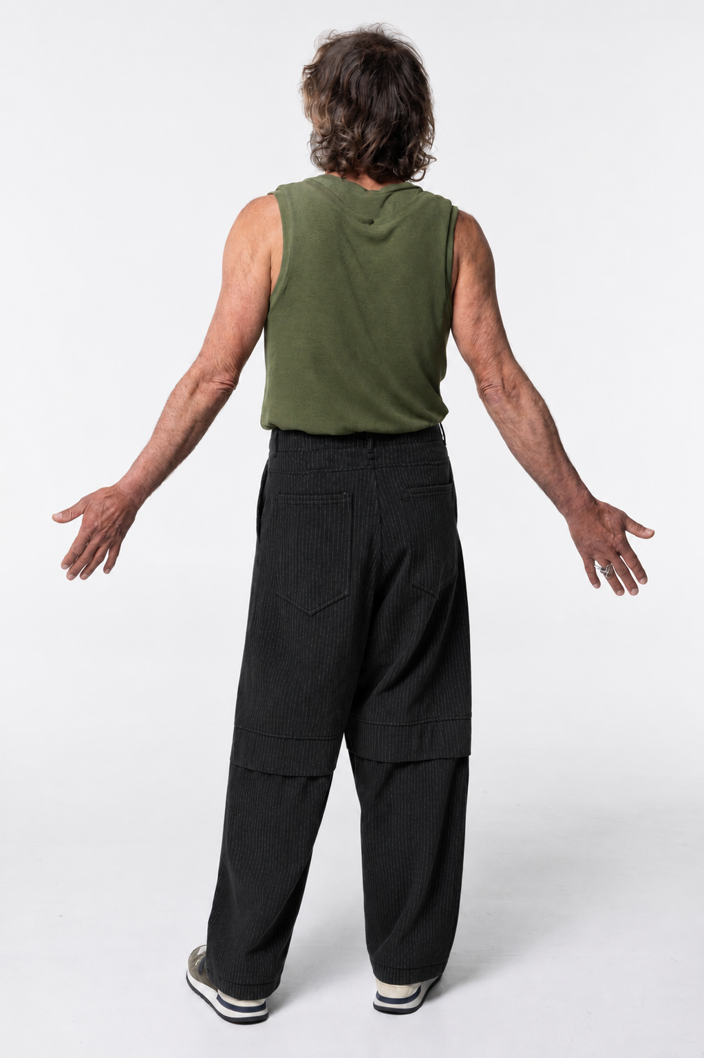 Worker Pants | Charcoal Pinstripe