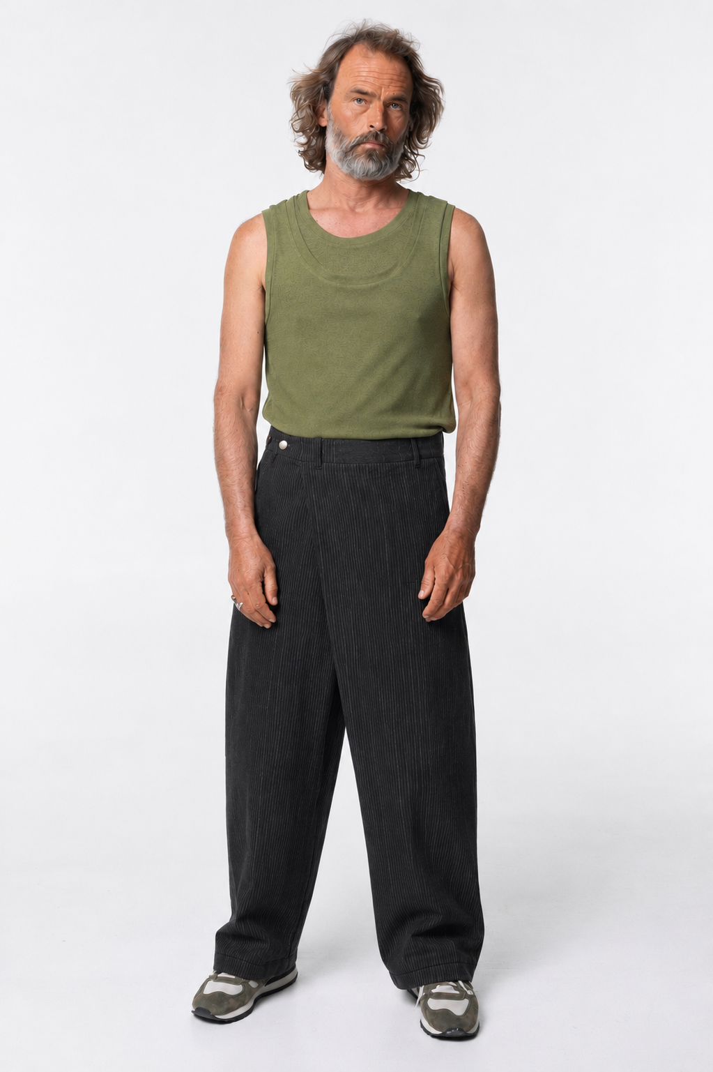 Worker Pants | Charcoal Pinstripe