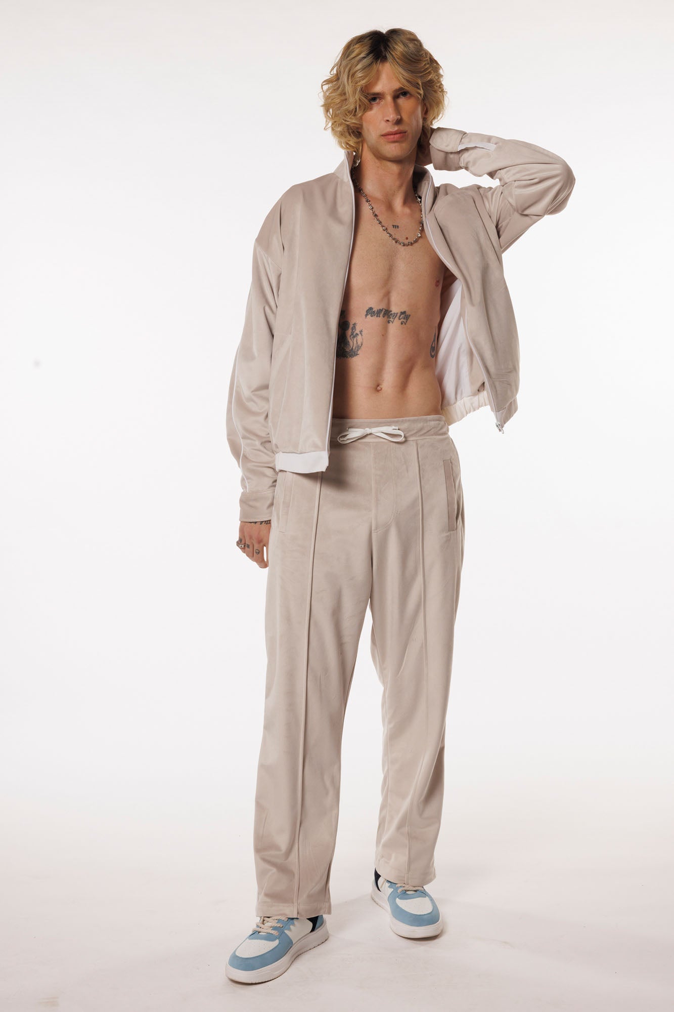 Velvet Tracksuit Pants