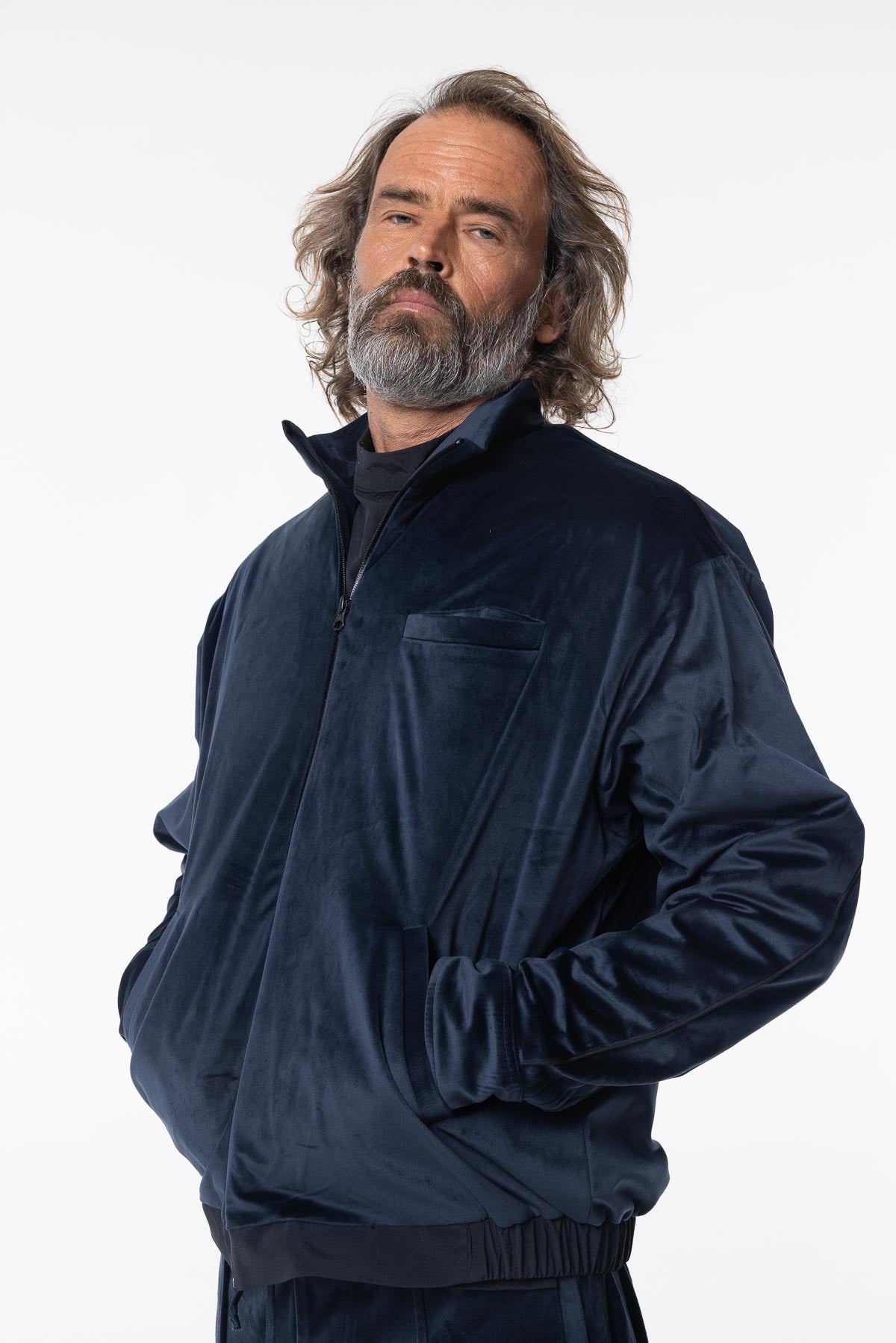 Velvet Tracksuit Top
