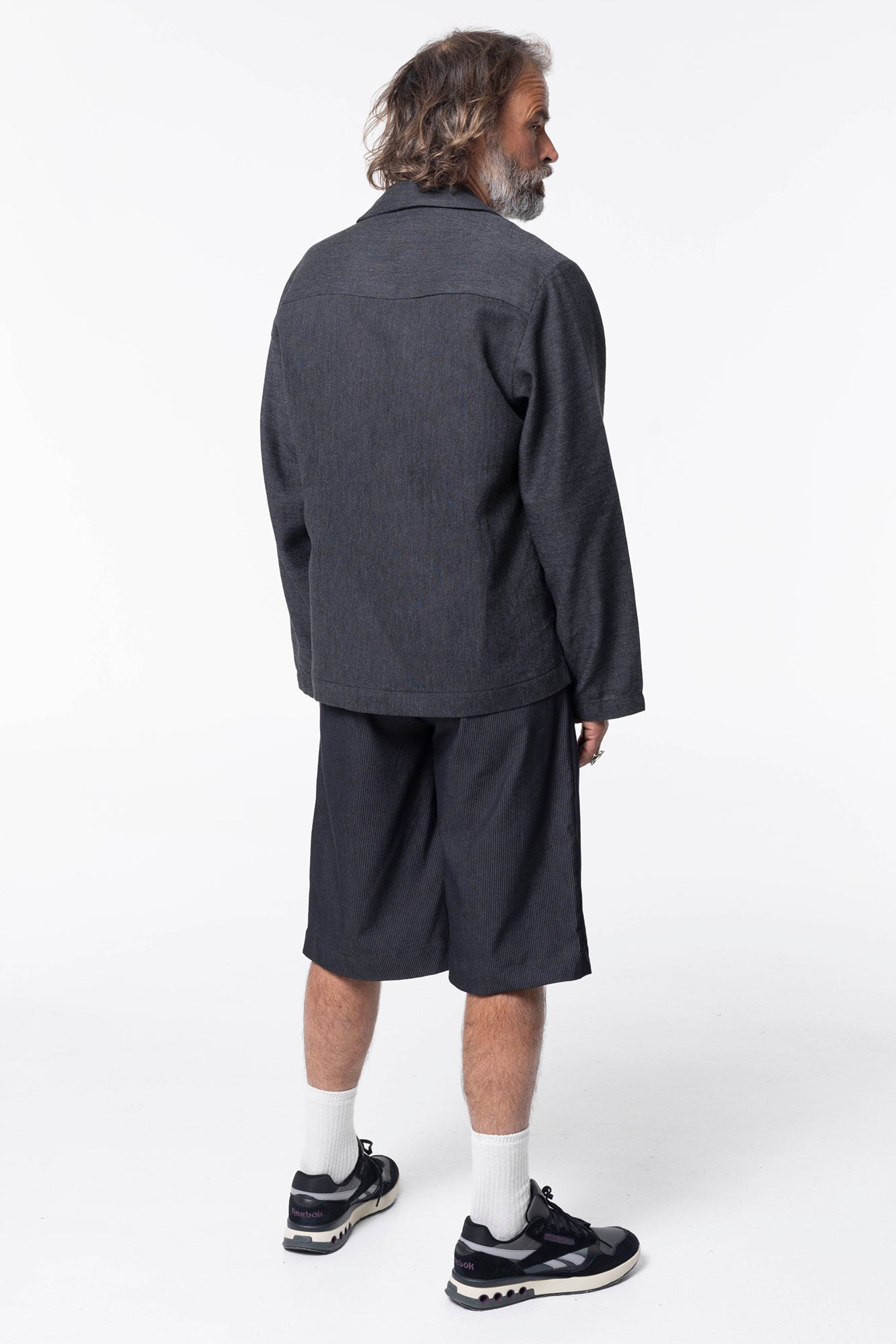 Selvage Shacket | Herringbone