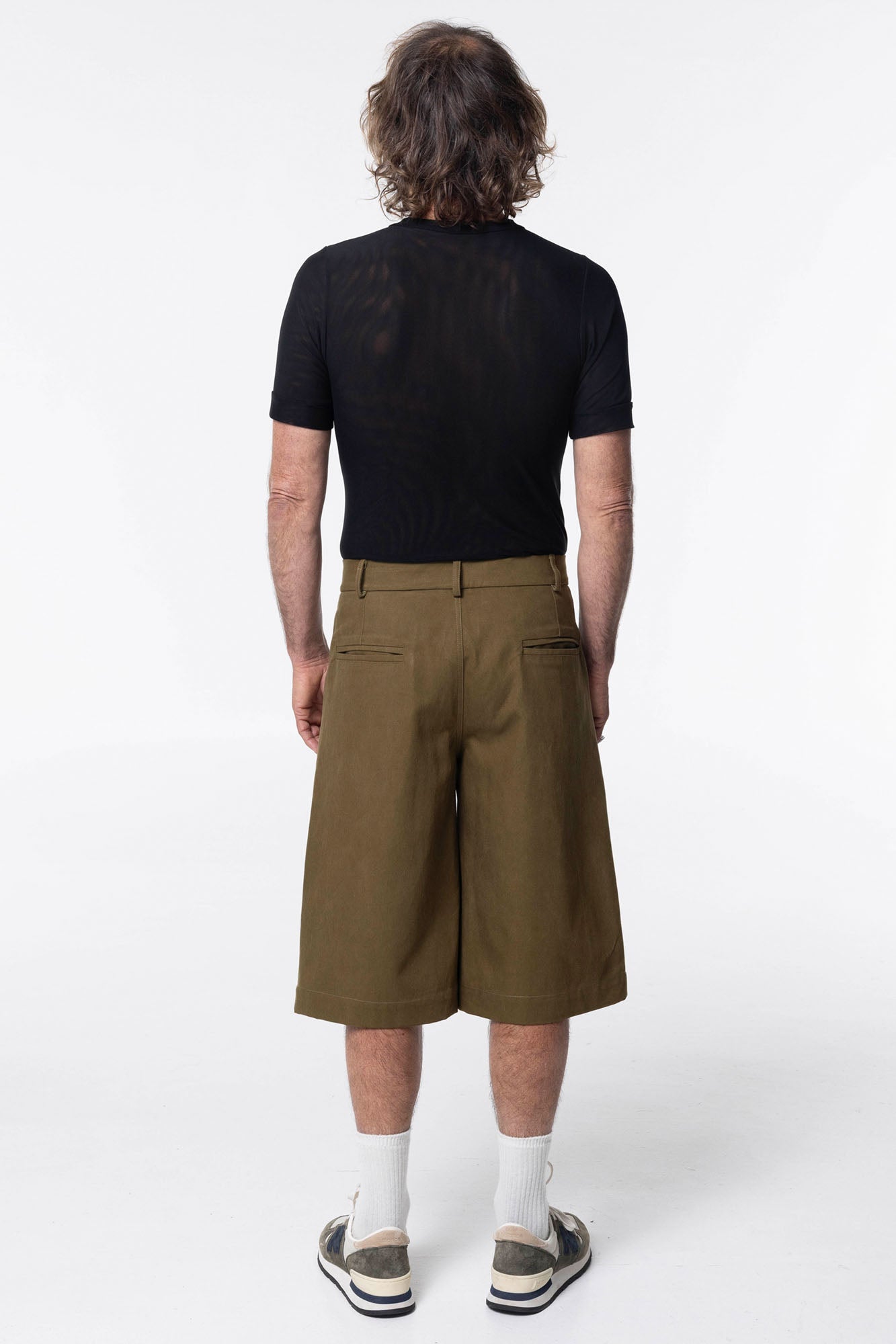 Bermuda Shorts | Olive Twill