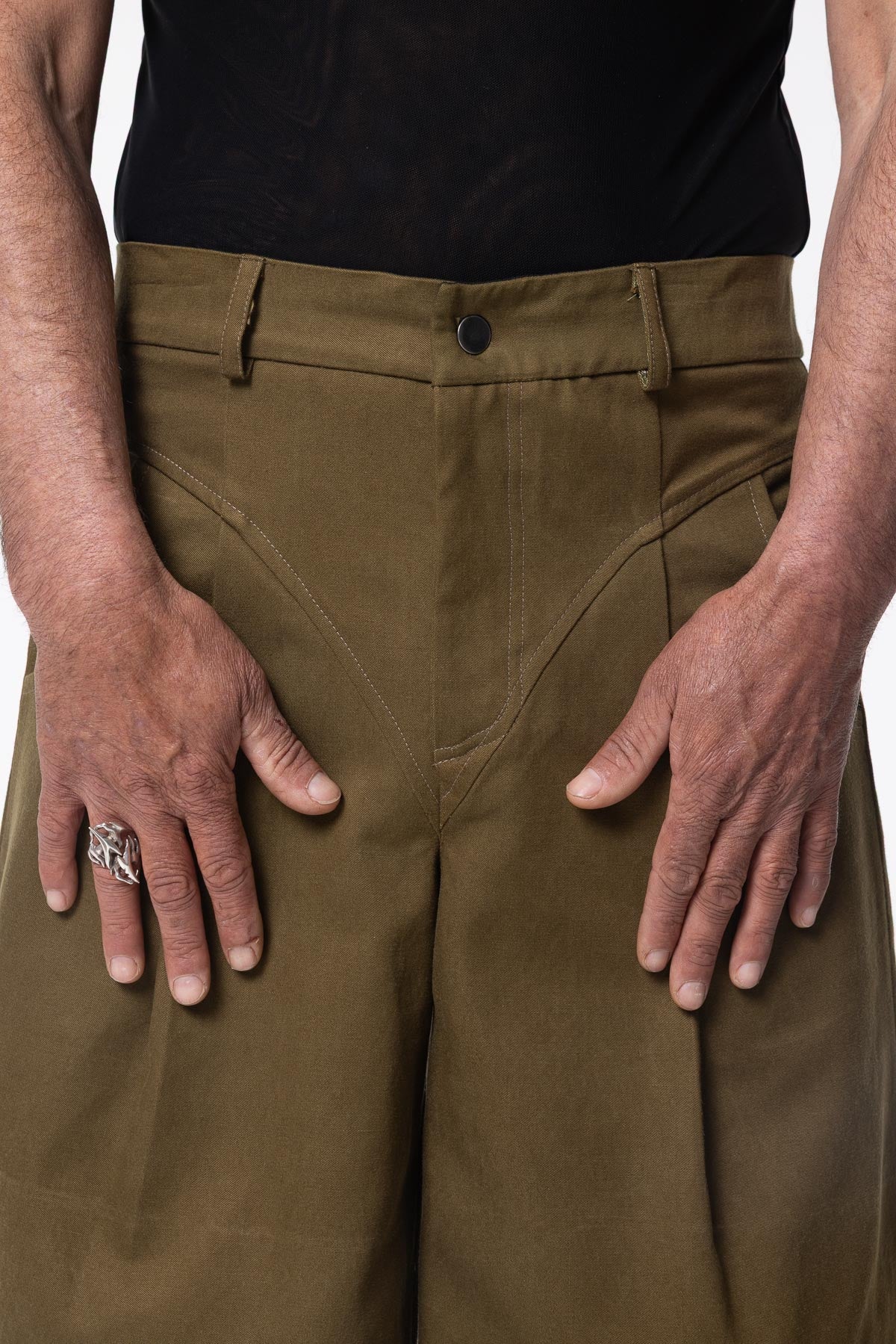 Bermuda Shorts | Olive Twill