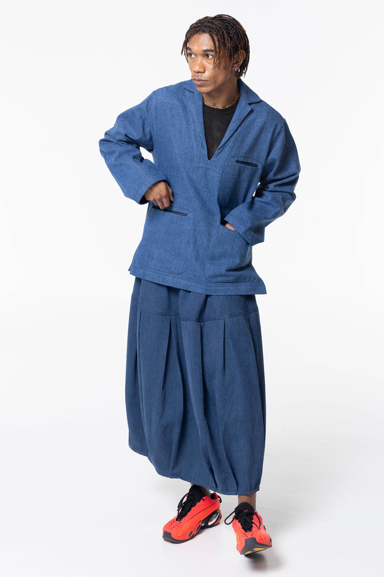 Selvage Shacket | Denim