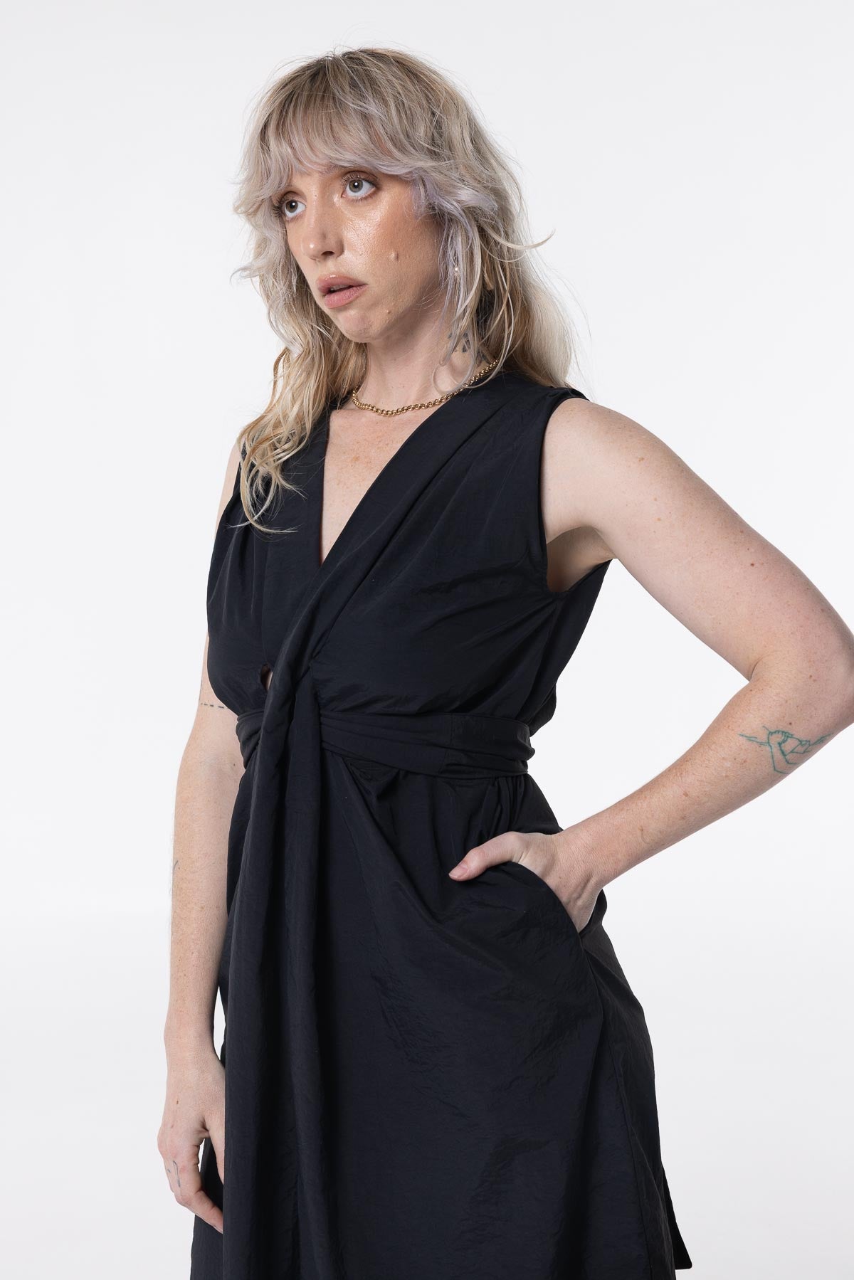 Tux-Tie Dress | Taslon