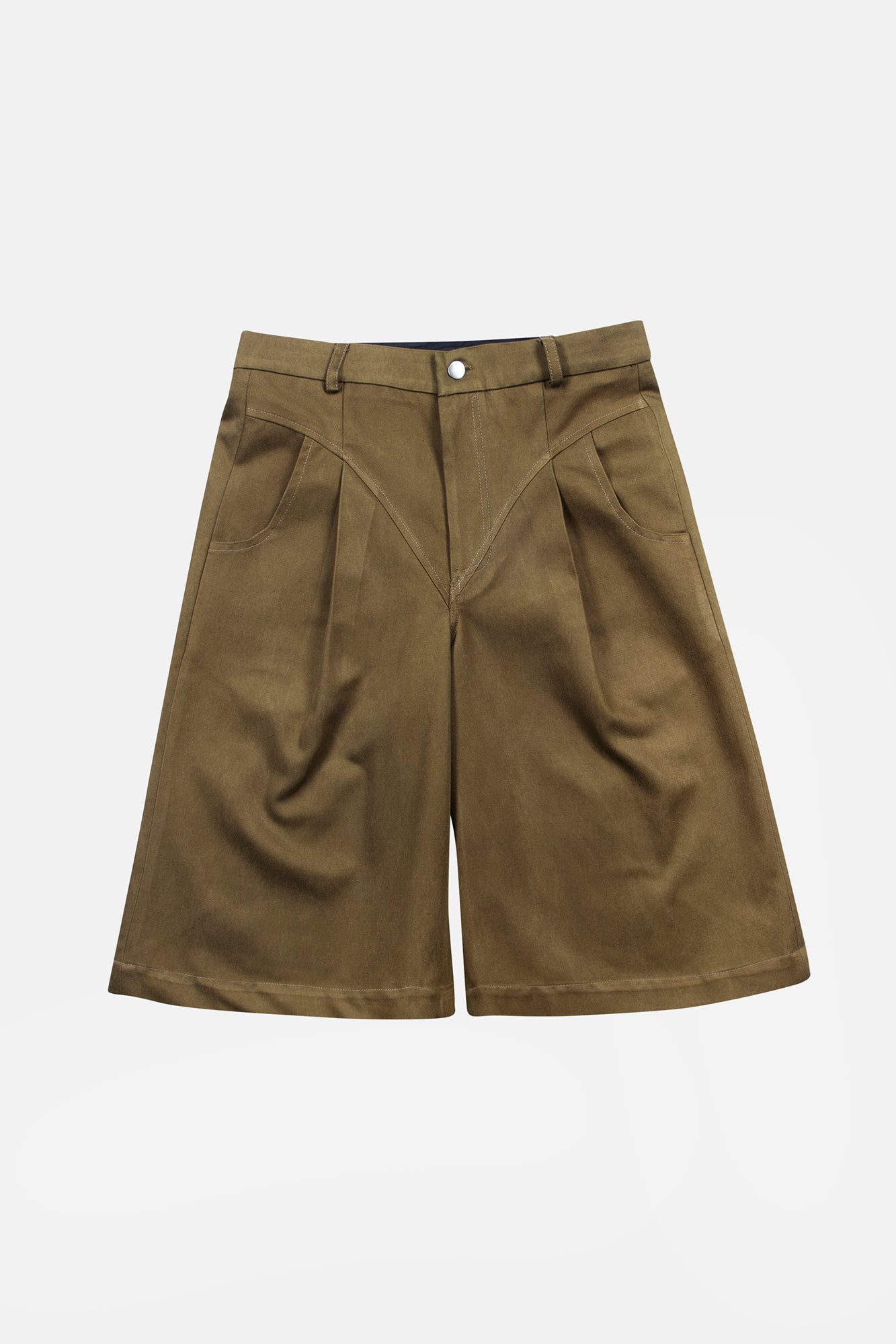 Bermuda Shorts | Olive Twill